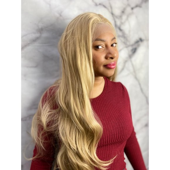 Ash Blonde Lace Front Wig - Picture 3 of 7